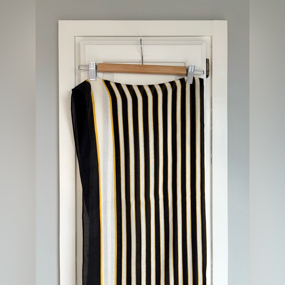 NWT Kate Spade New York || Botanical Stripe Oblong Scarf - Picture 9 of 11